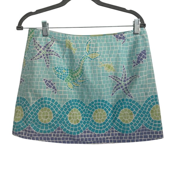 Lilly Pulitzer Reversible Wrap Skirt - Size Small -Waist-14.5 Side to Side - EUC - Picture 2 of 6